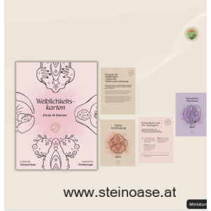 Weiblichkeits-Karten / Zyklus im Einklang